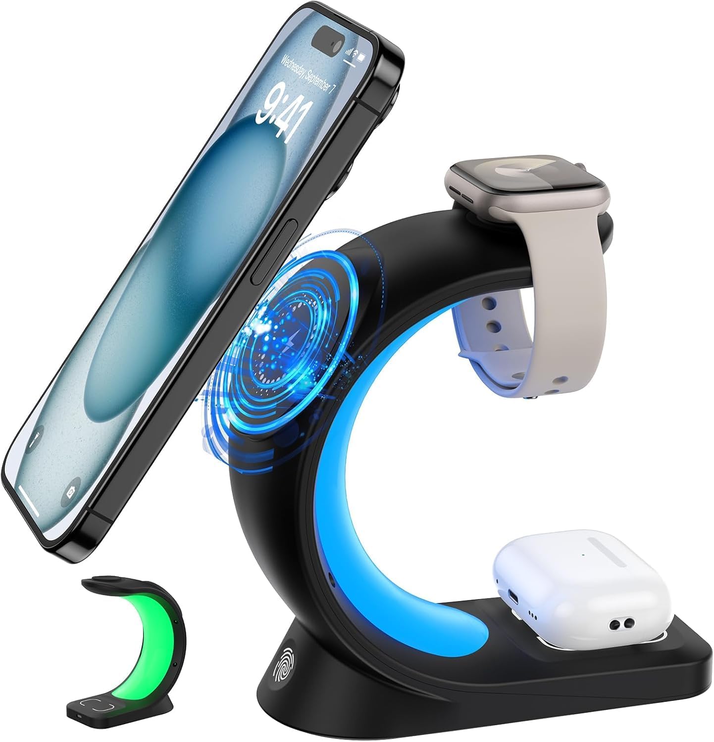 MagCharge™ – 4-in-1 Wireless Charging Station