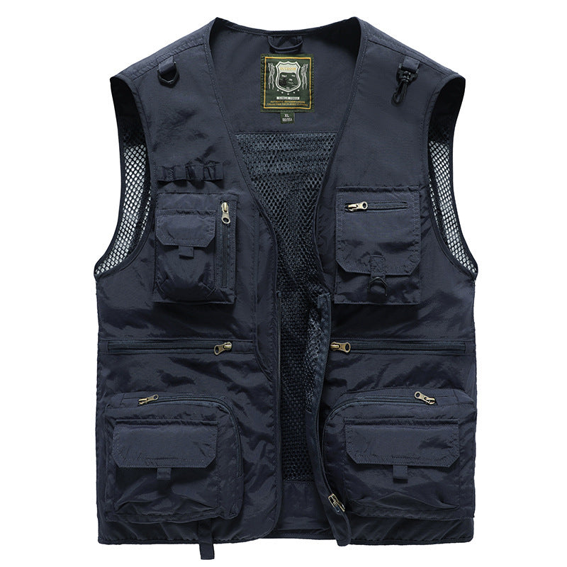 TrailGear™ – 14-Pocket Mesh Tactical Vest