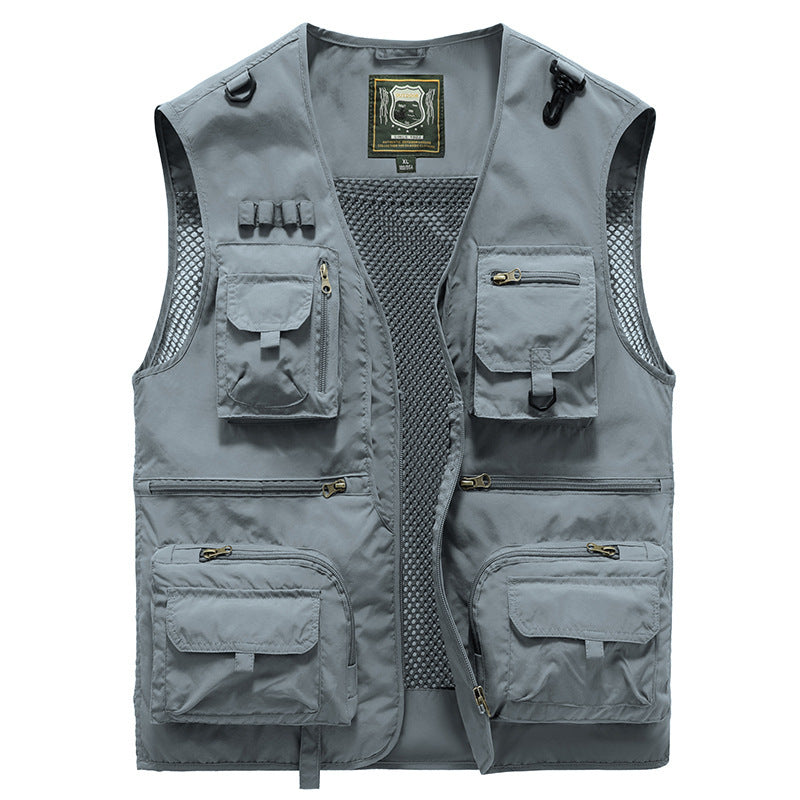 TrailGear™ – 14-Pocket Mesh Tactical Vest