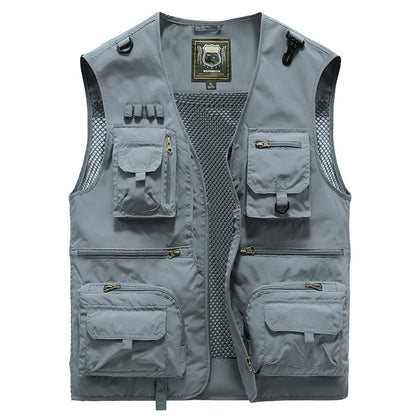TrailGear™ – 14-Pocket Mesh Tactical Vest