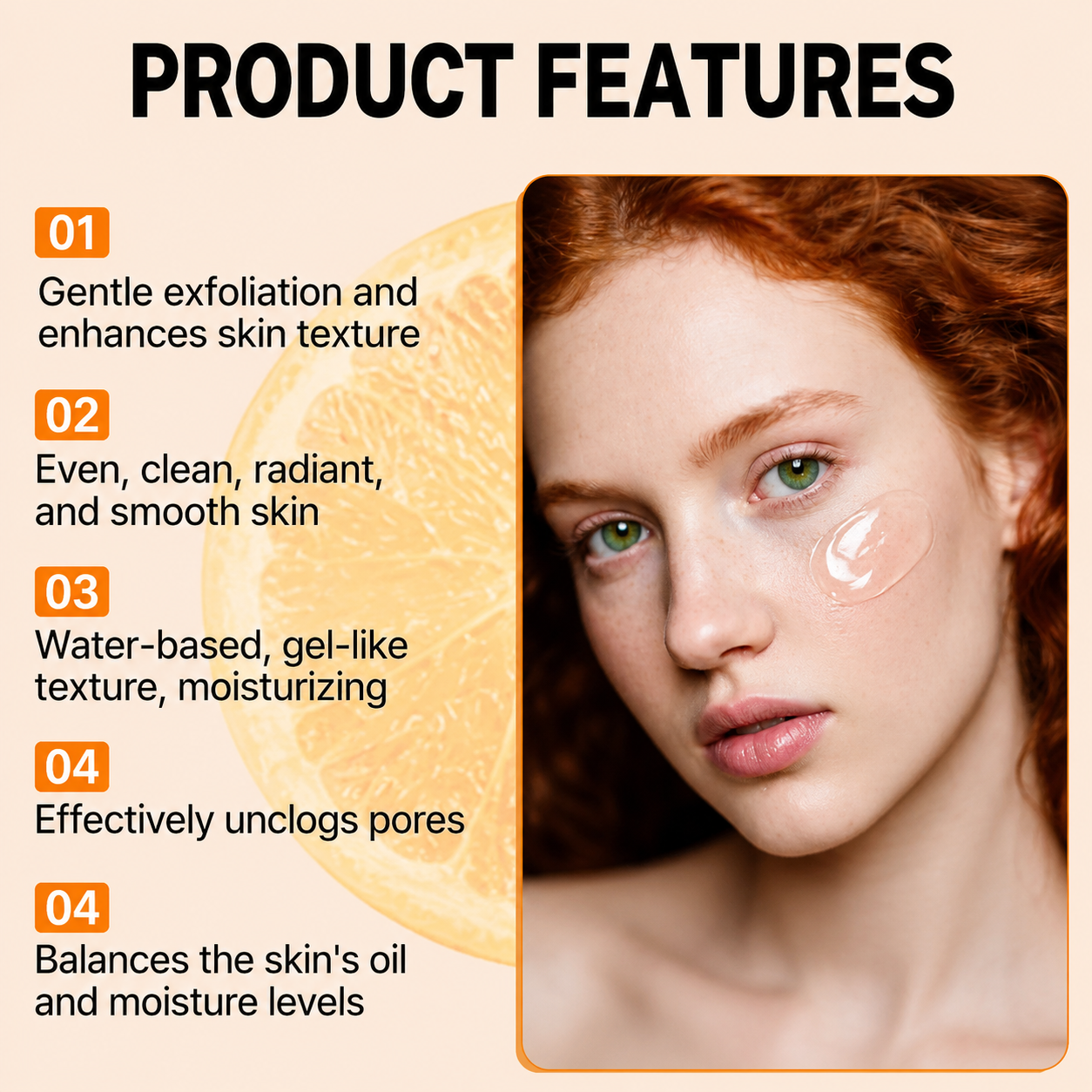 OrangeGlow™️ - Exfoliating Whitening Gel