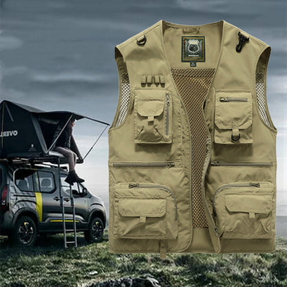 TrailGear™ – 14-Pocket Mesh Tactical Vest