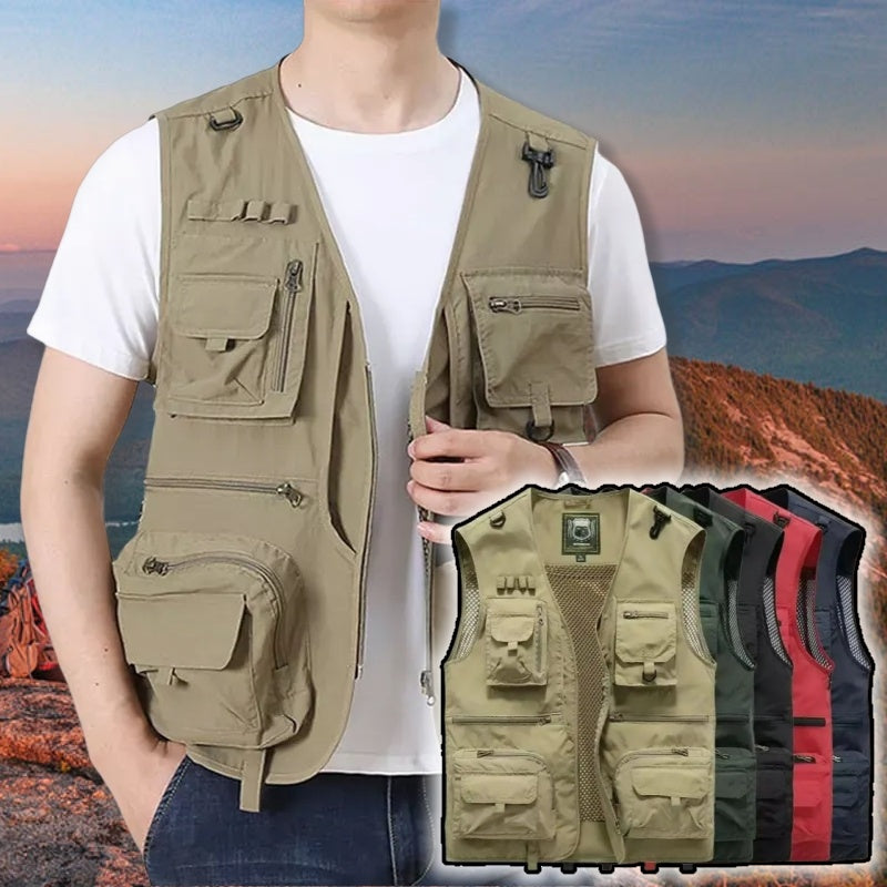 TrailGear™ – 14-Pocket Mesh Tactical Vest