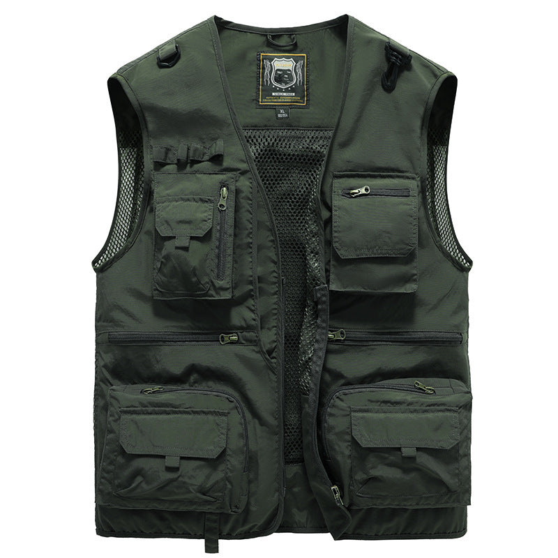 TrailGear™ – 14-Pocket Mesh Tactical Vest