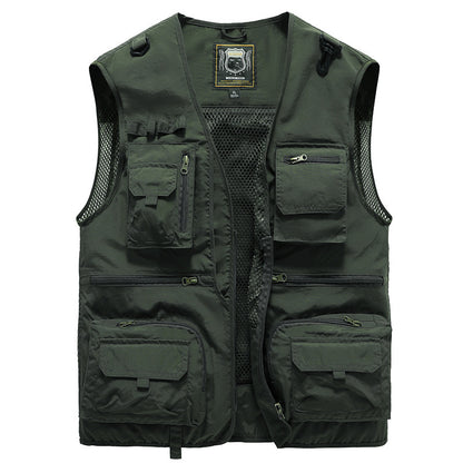 TrailGear™ – 14-Pocket Mesh Tactical Vest