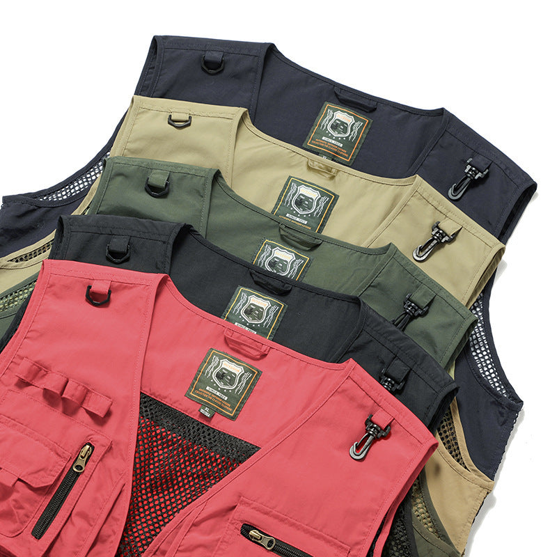TrailGear™ – 14-Pocket Mesh Tactical Vest