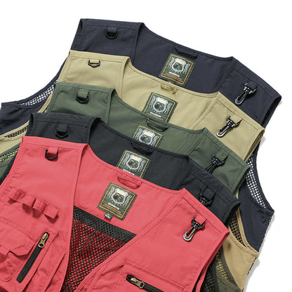 TrailGear™ – 14-Pocket Mesh Tactical Vest